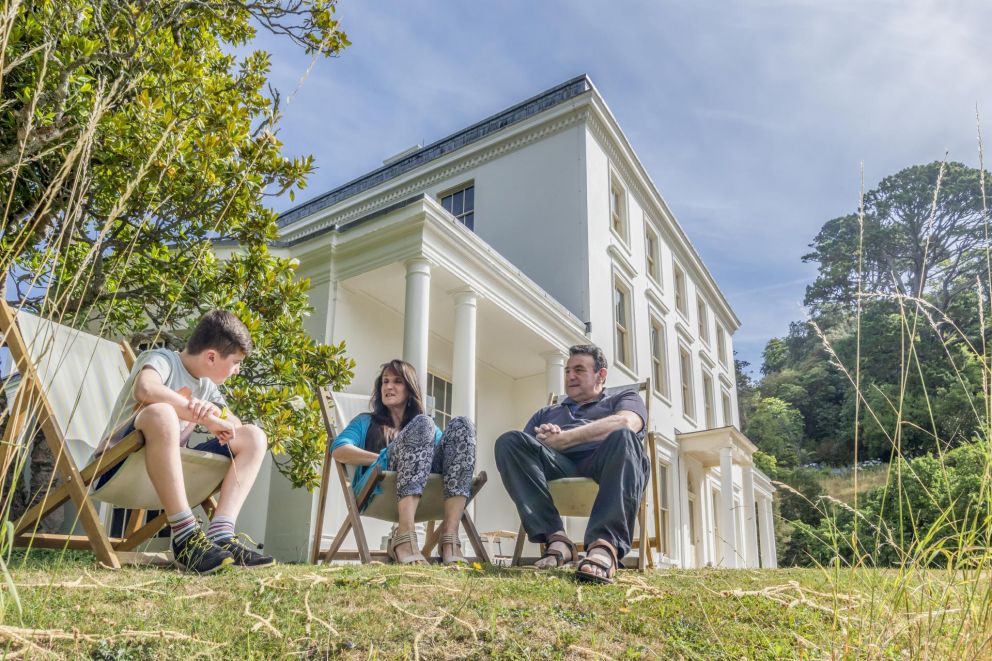 Agatha Christie's holiday home Greenway near Torquay