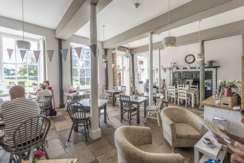 Torre Abbey Tea Rooms - Dog Friendly place to eat.