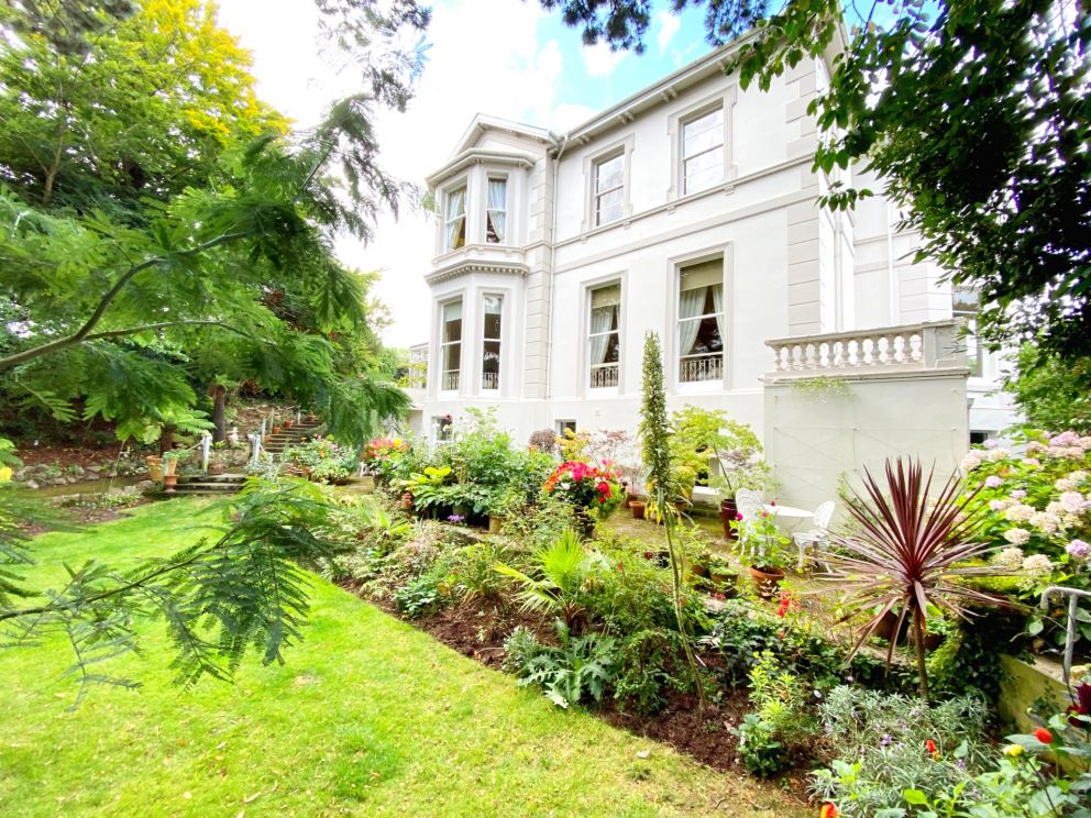 The Roase Garden at The Muntham Luxury Holiday Apartments in Torquay
