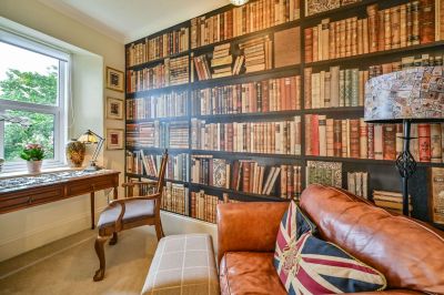 The Muntham Luxury self catering Town House - Agatha Christie inspired study area.