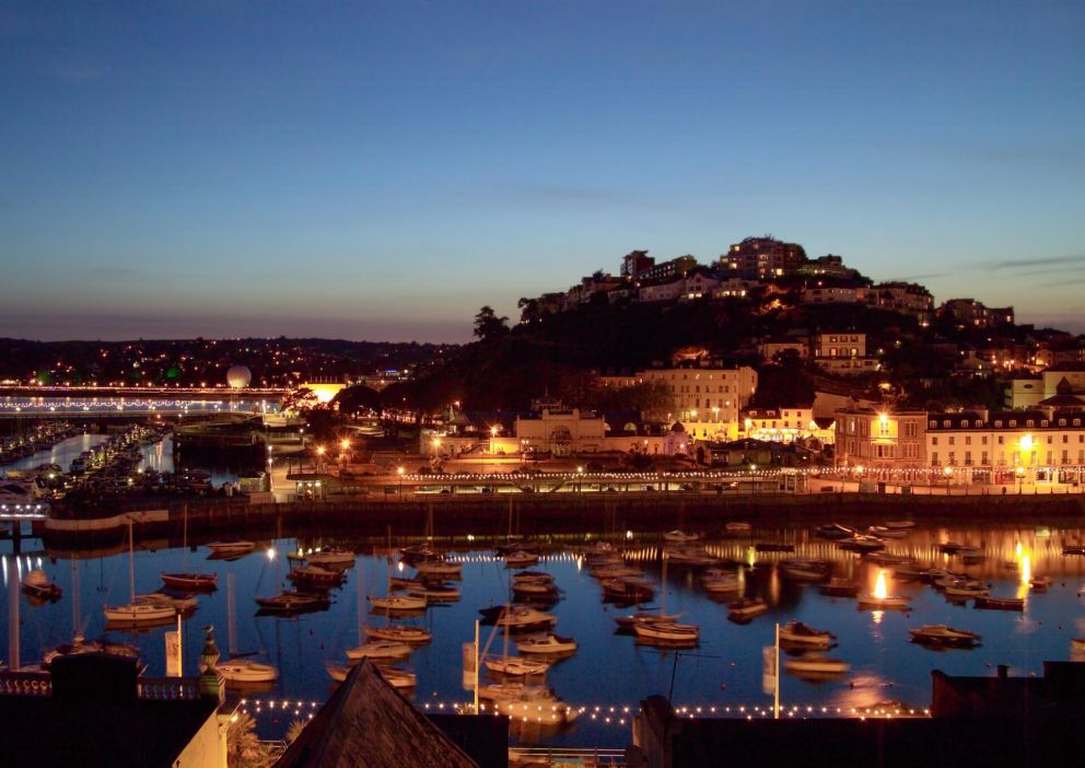 Torquay Harbour at Night