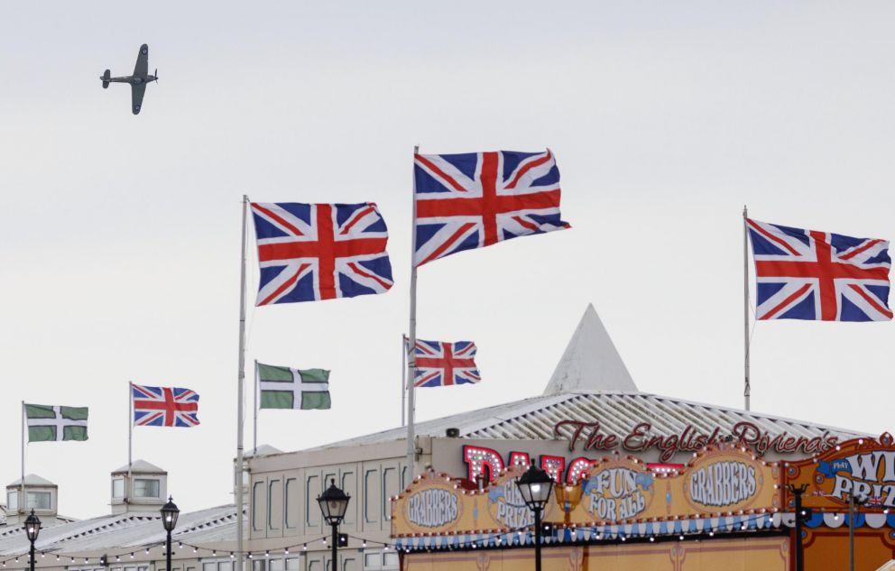 Spitfire appearing at The English Riviera Airshow